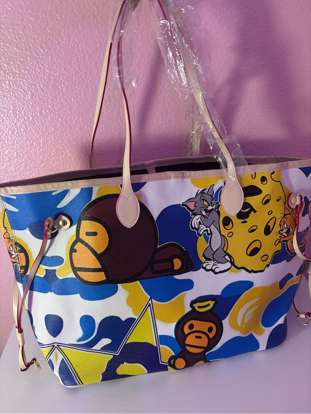Milo X Tom and Jerry Tote Bag